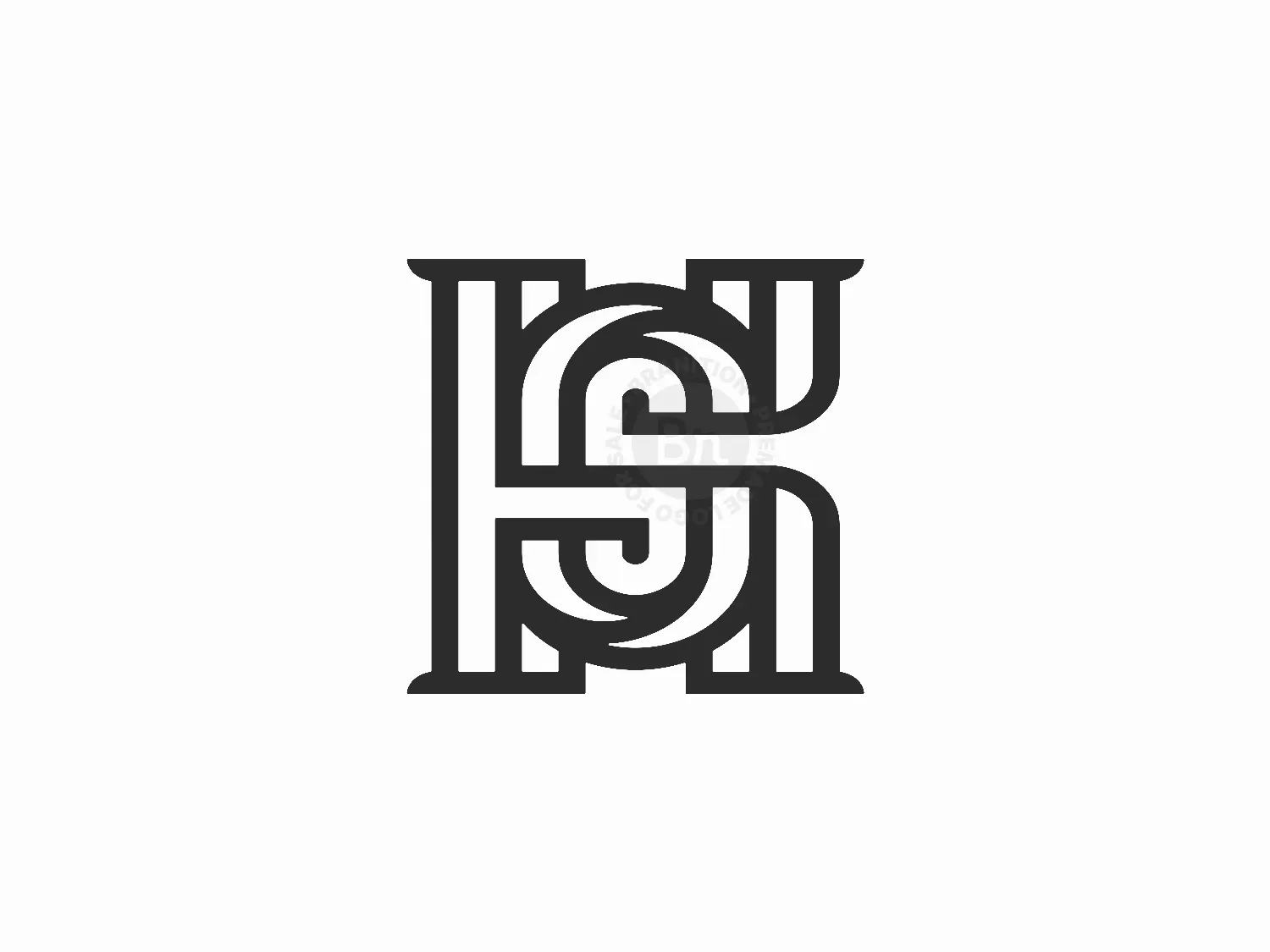 Letter KS SK Logo