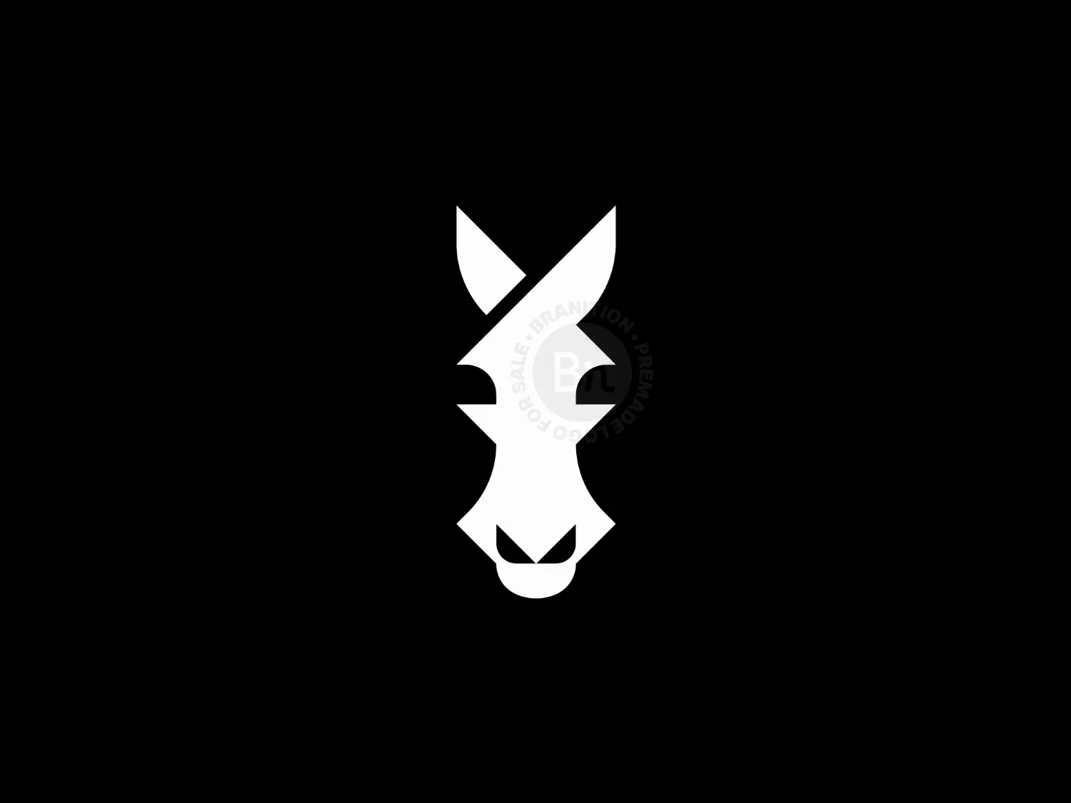 Donkey Or Horse Head Logo