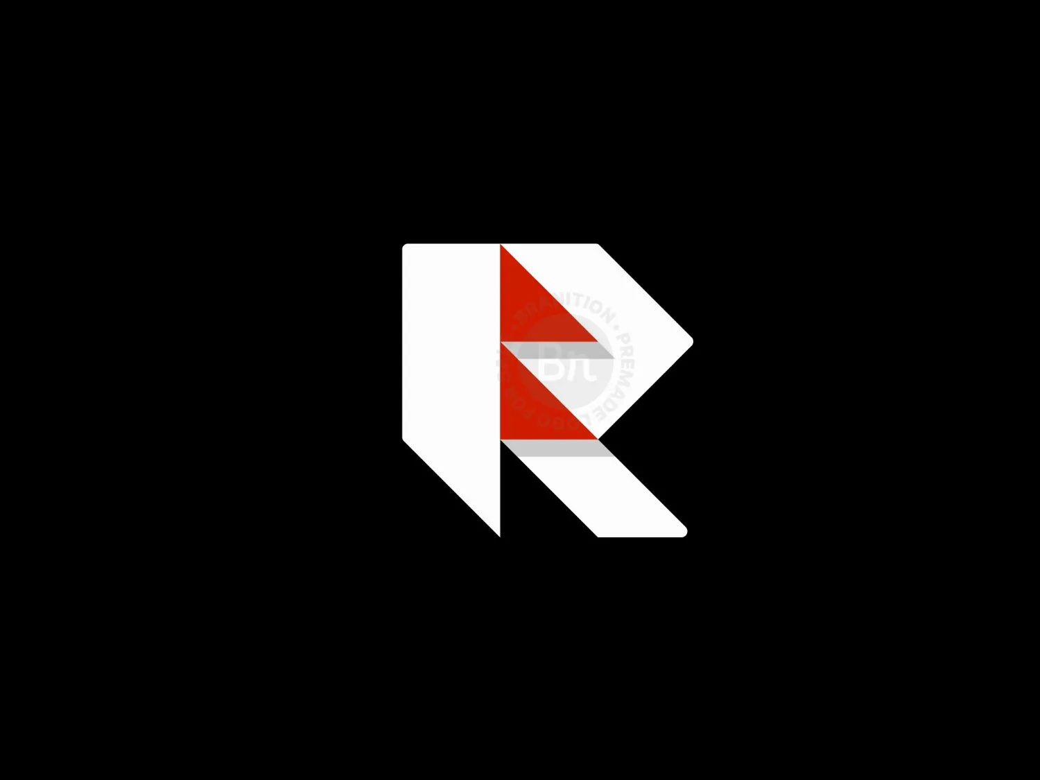 R Double Red Flag Logo