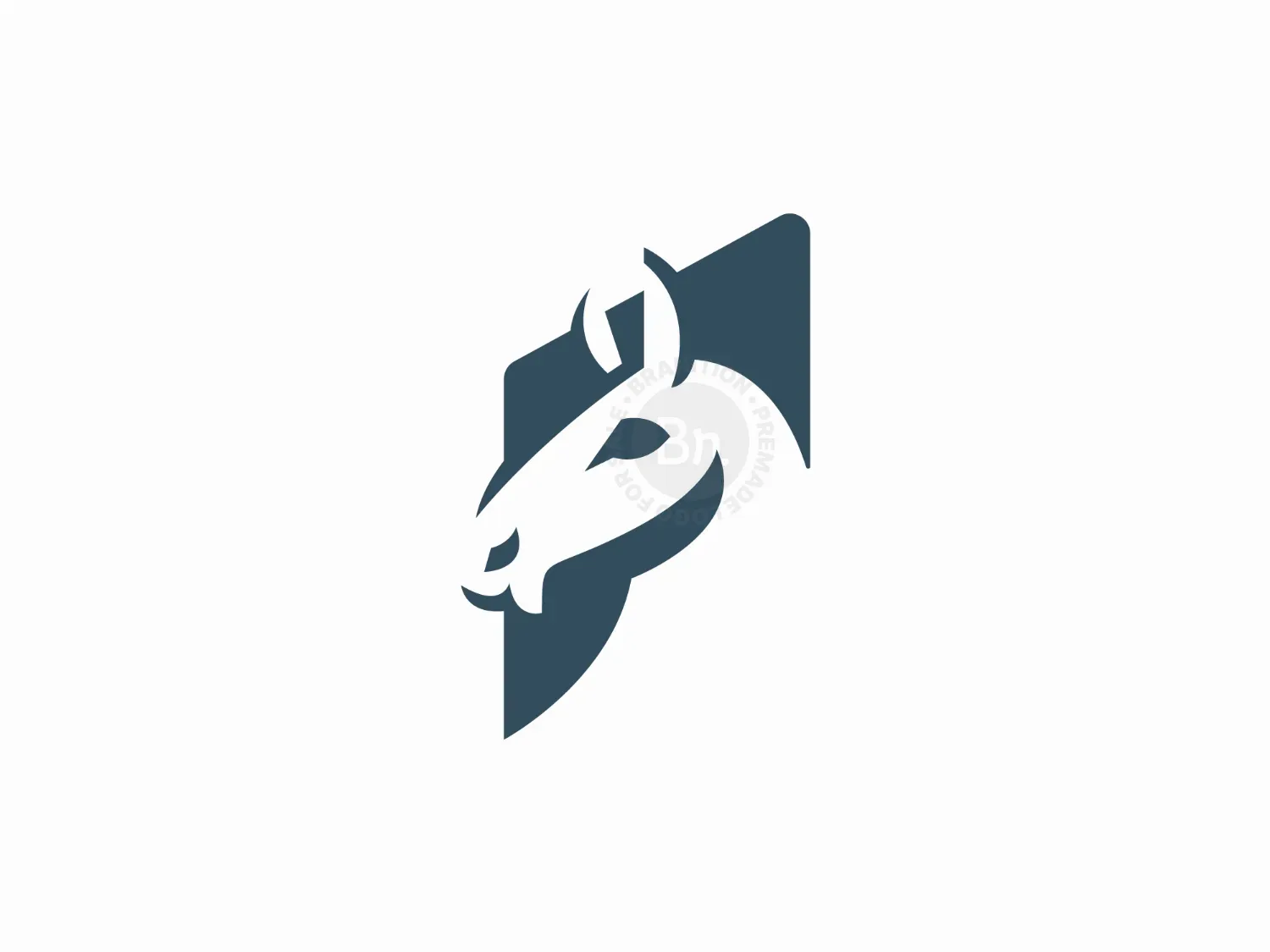 F Horse Head Logo