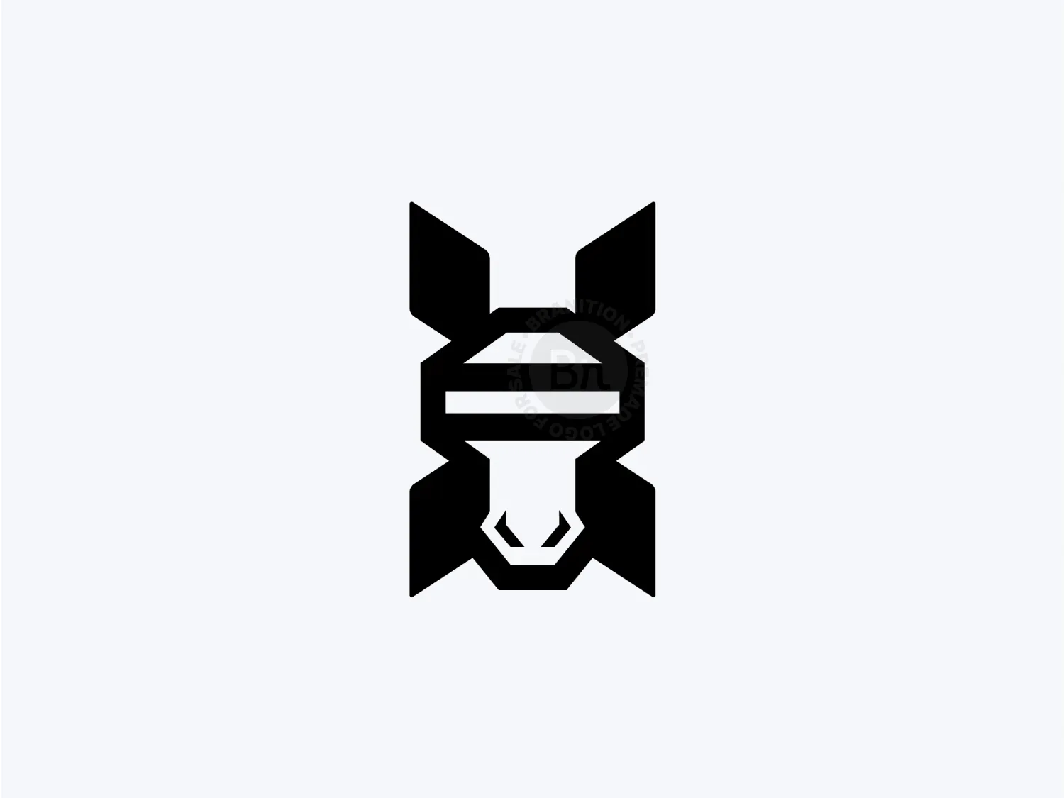 Modern Horse Head Logo