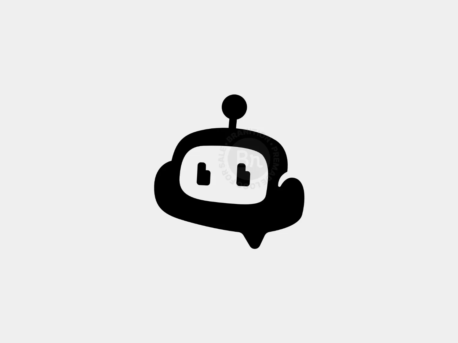 Clean Cloud Robot Logo
