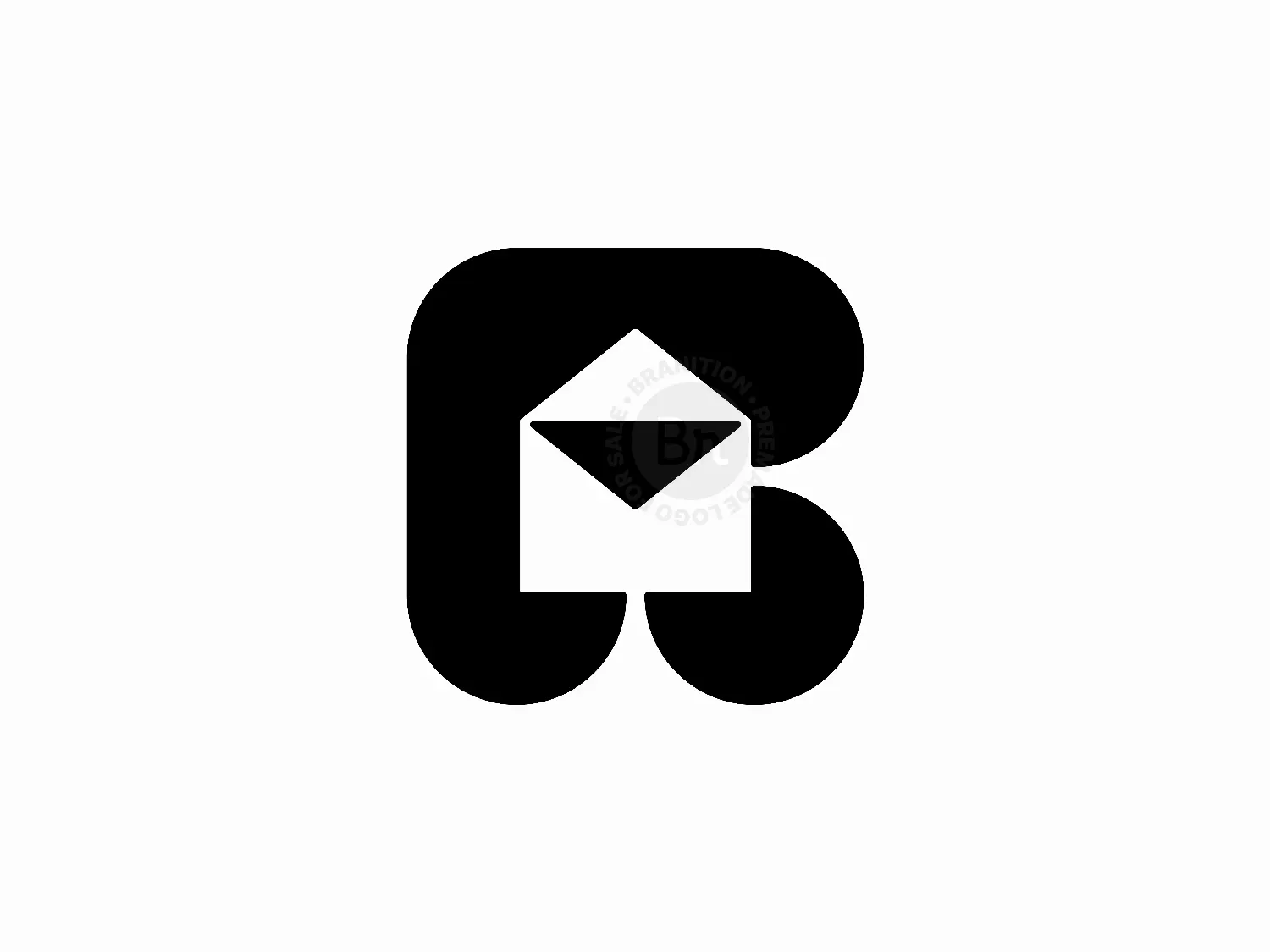 Letter R Mail Logo