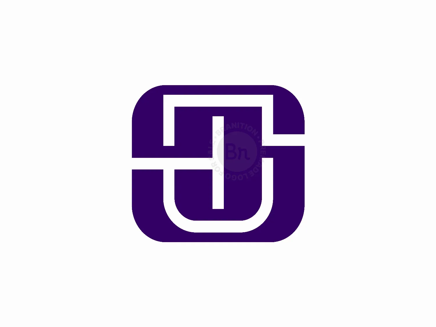 Letter SJ JS Logo