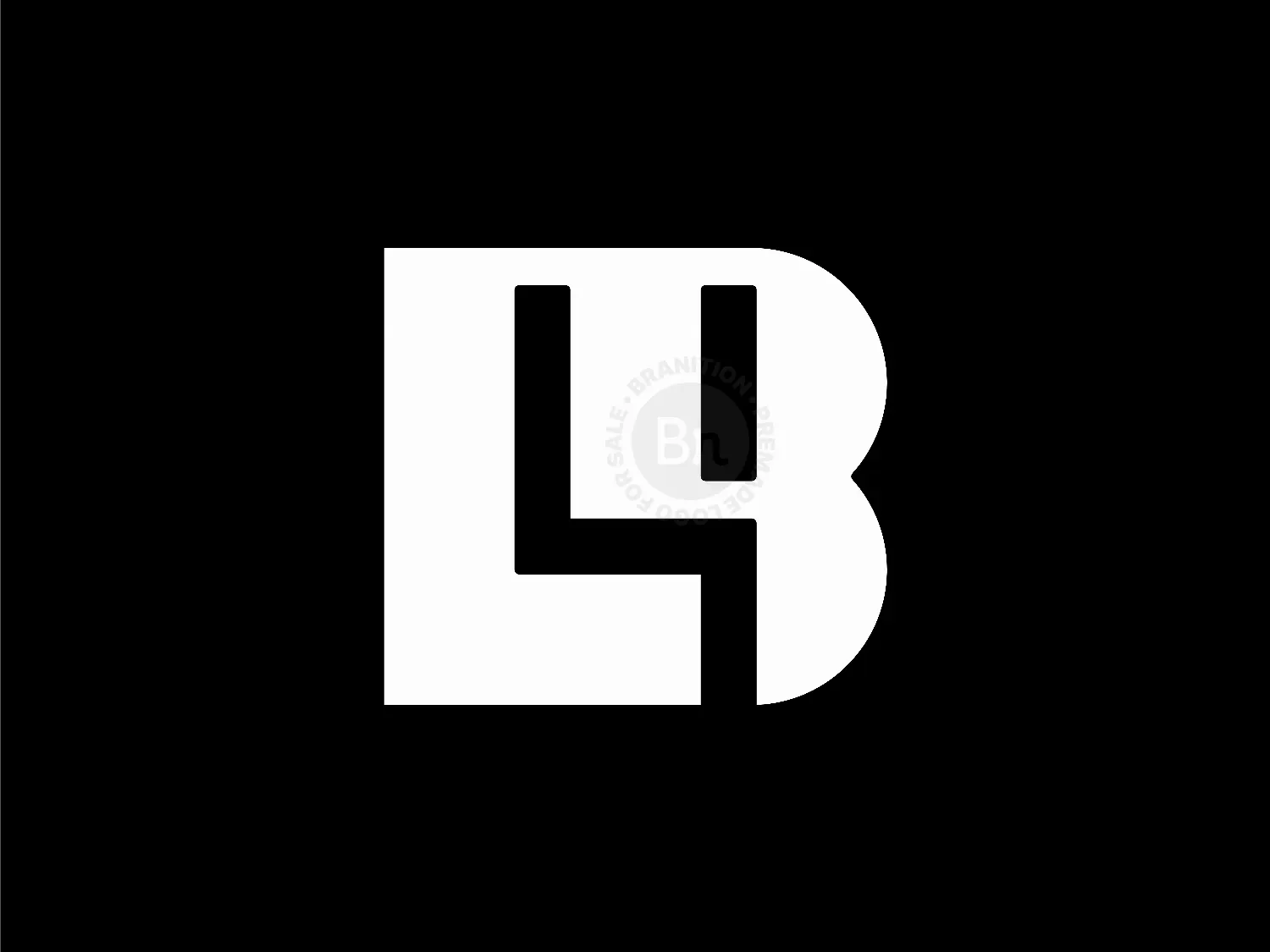 Letter BL Initial LB Logo