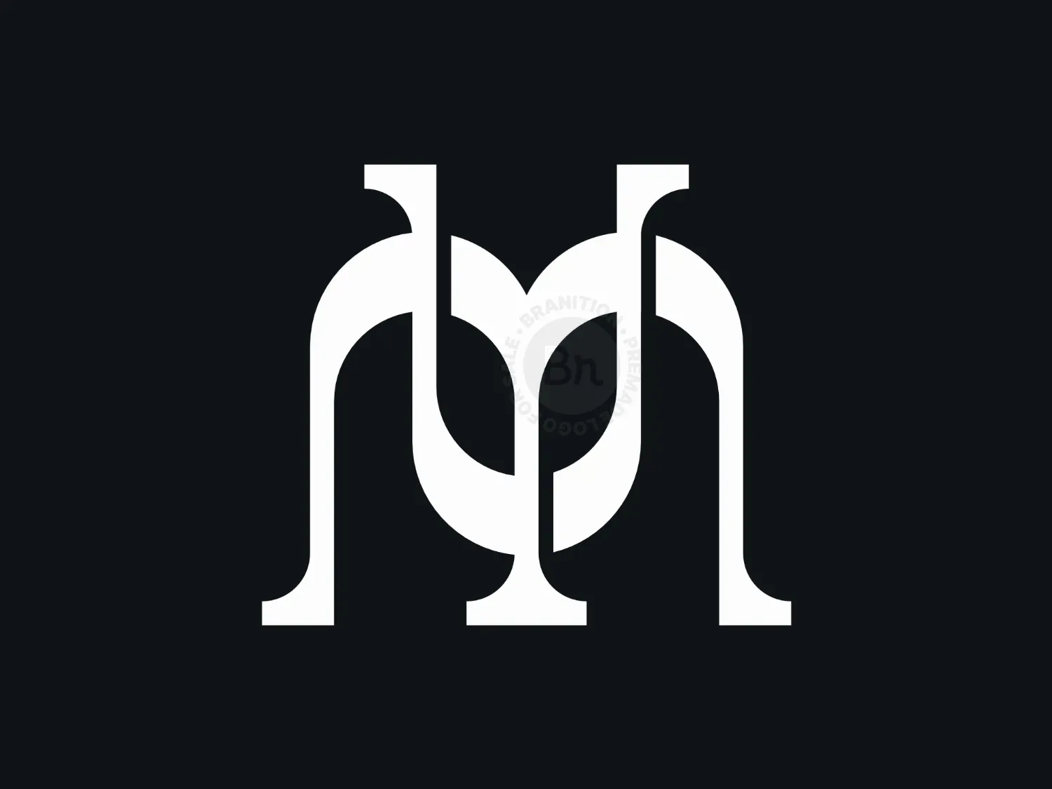 Letter Mu Or Um Logo