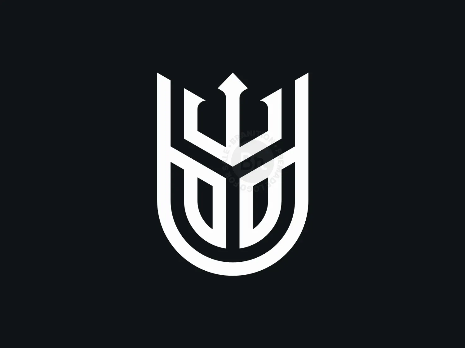 Letter Y Trident Logo