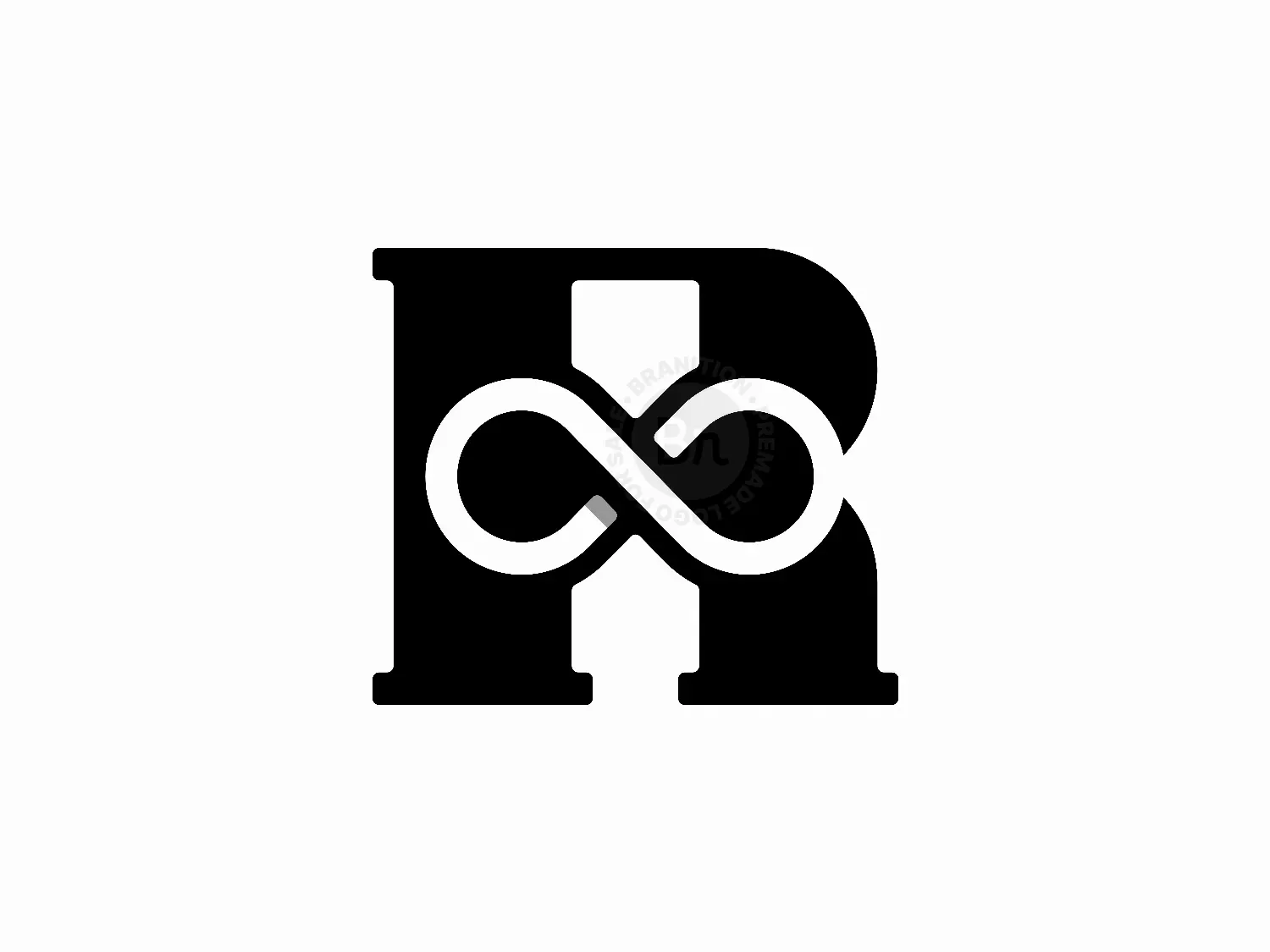 Letter R Infinity Logo