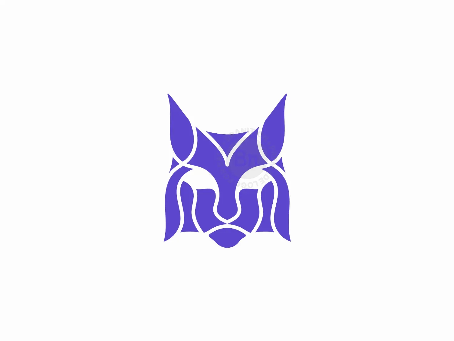 Abstract Cat Logo