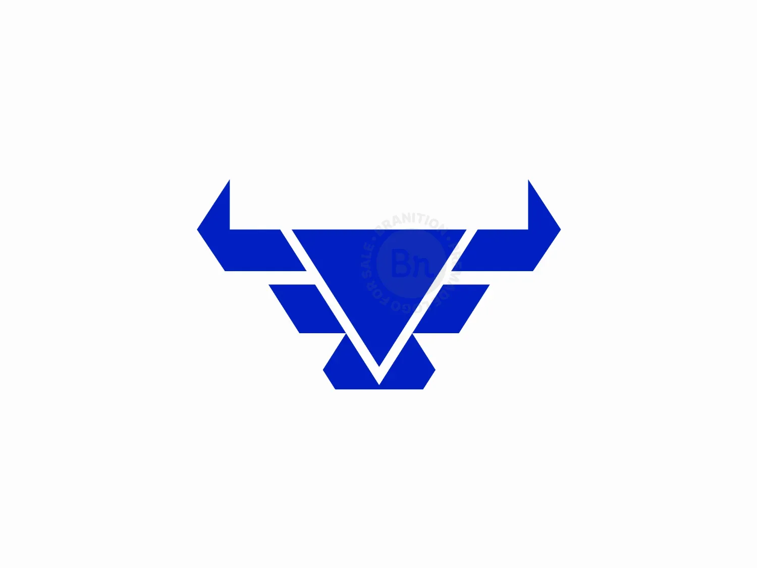 Geometric Bull Logo