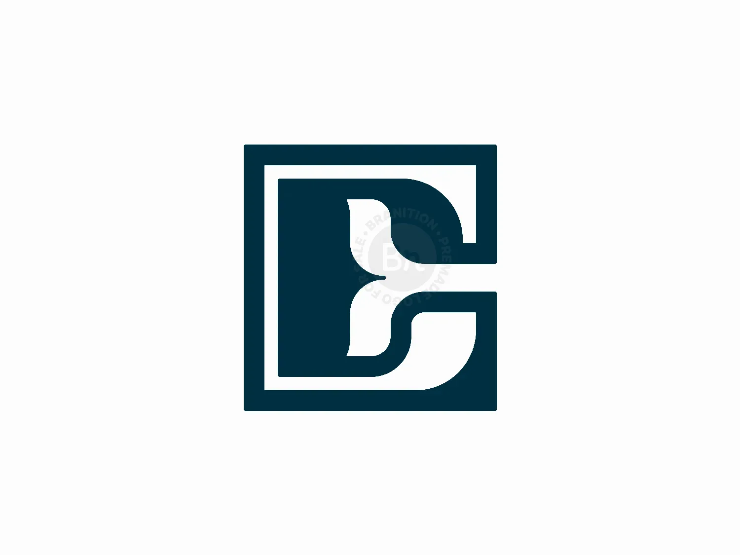 Letter EF FE Whale Logo