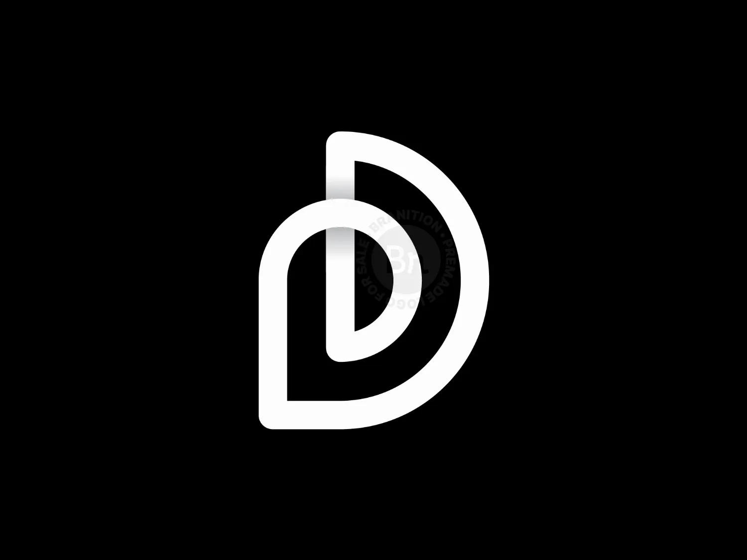 PD Or DP Lineart Logo