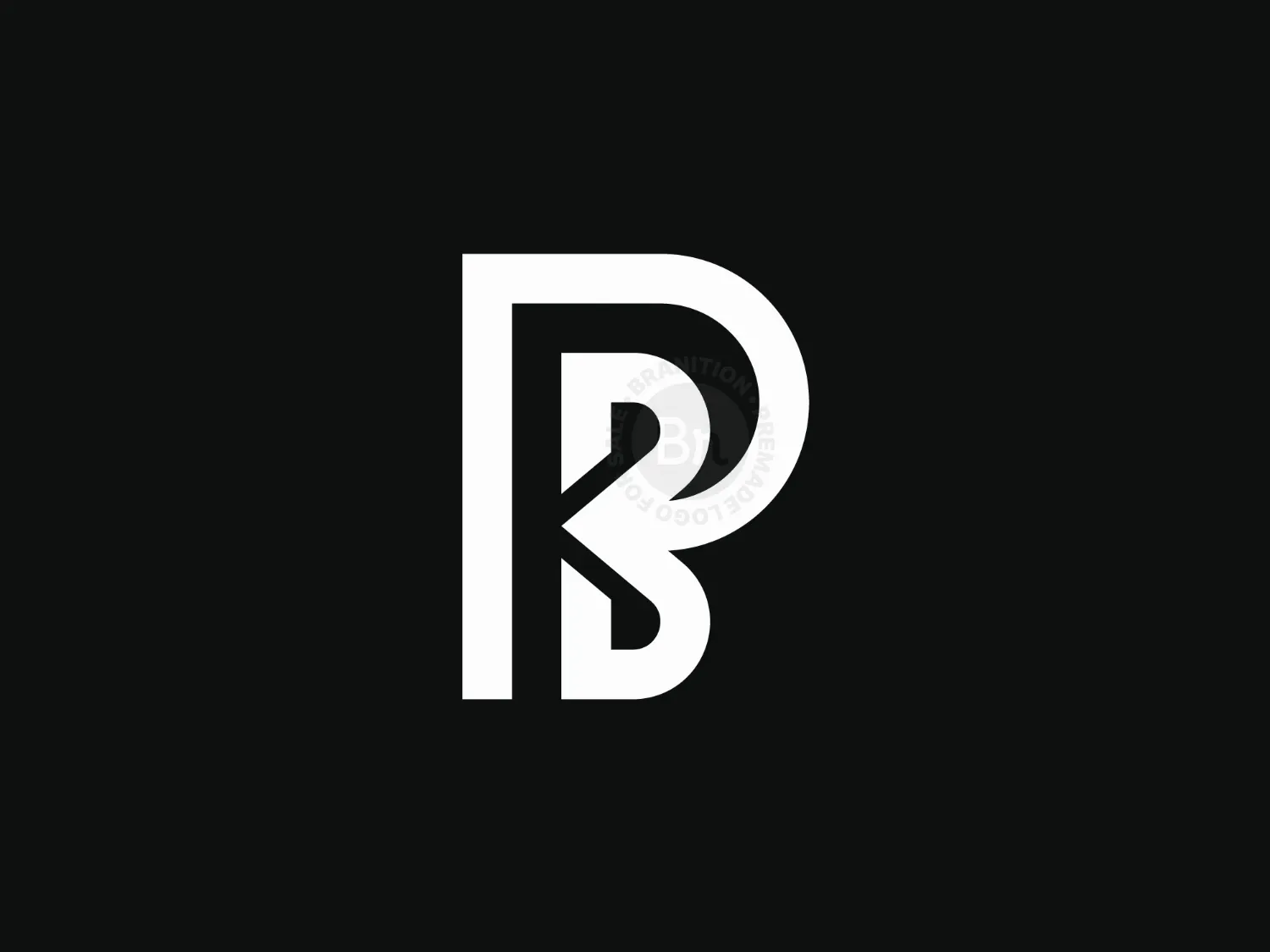 Letter PB Arrow Logo