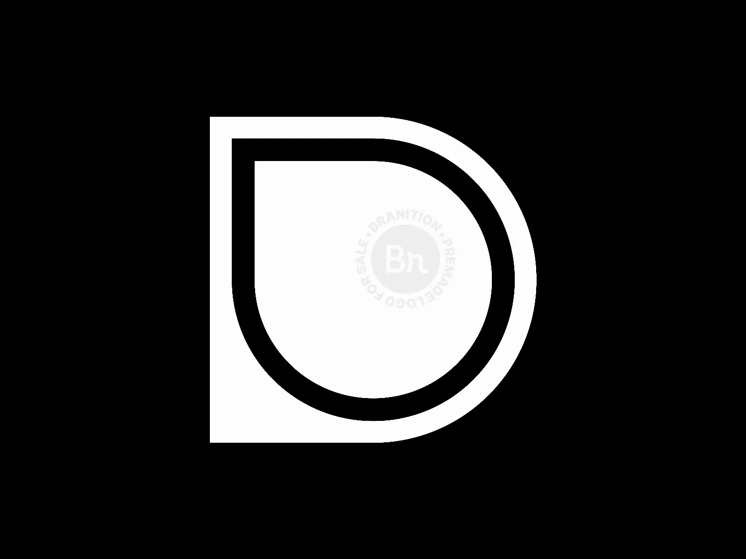 D Letter Minimal Logo