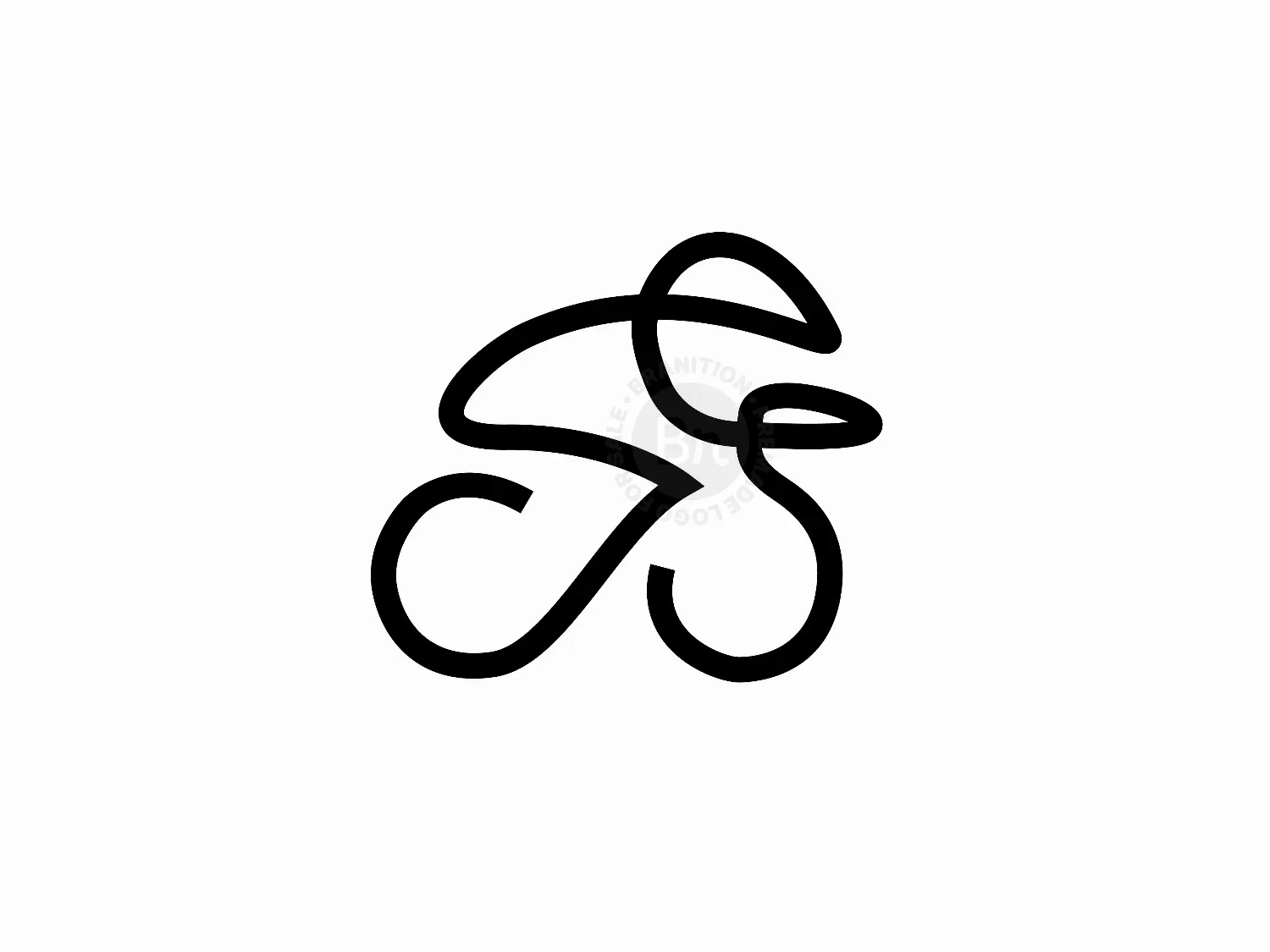 BIKER LINE MINIMAL LOGO