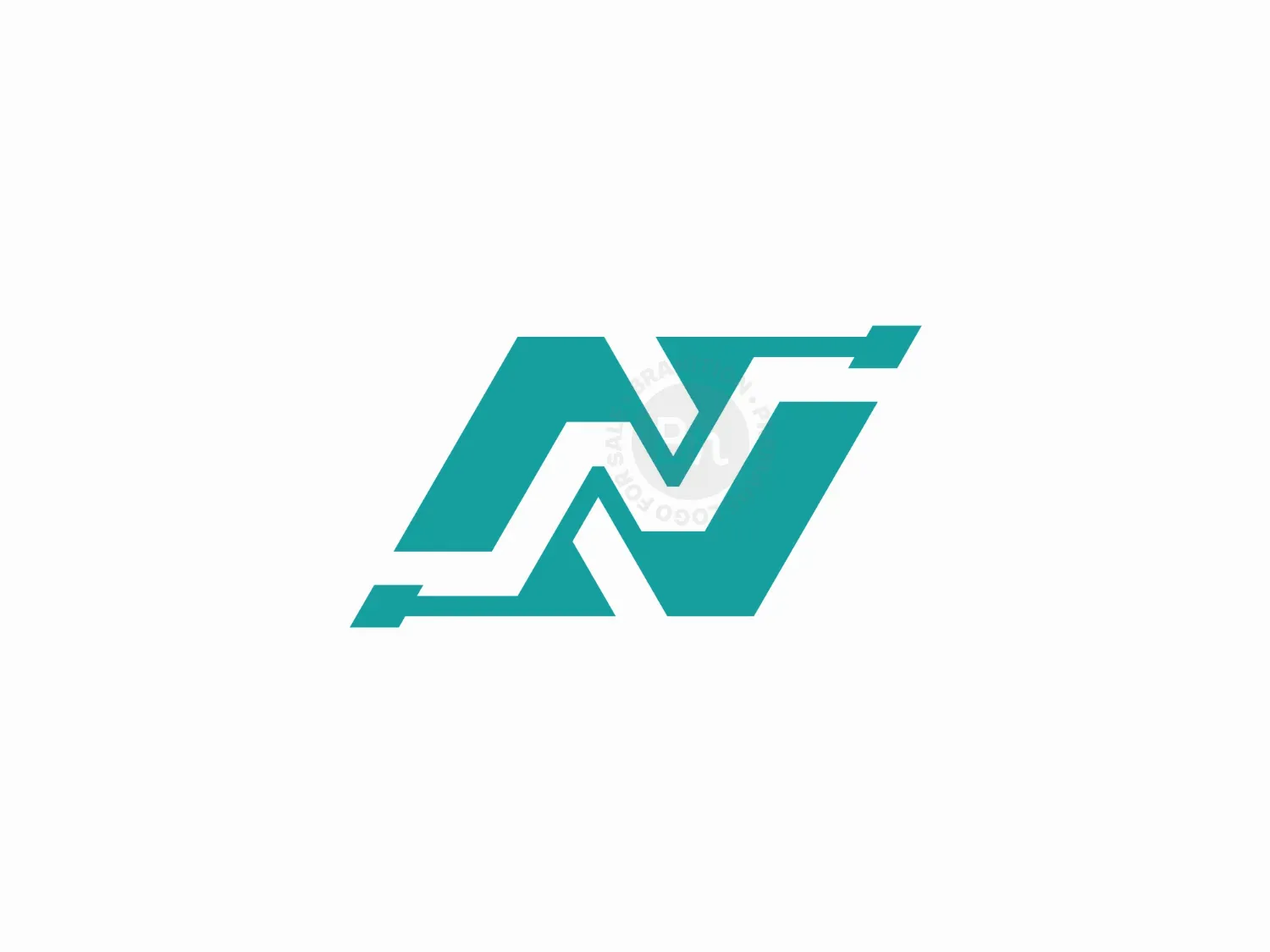 Modern Letter N Net Logo