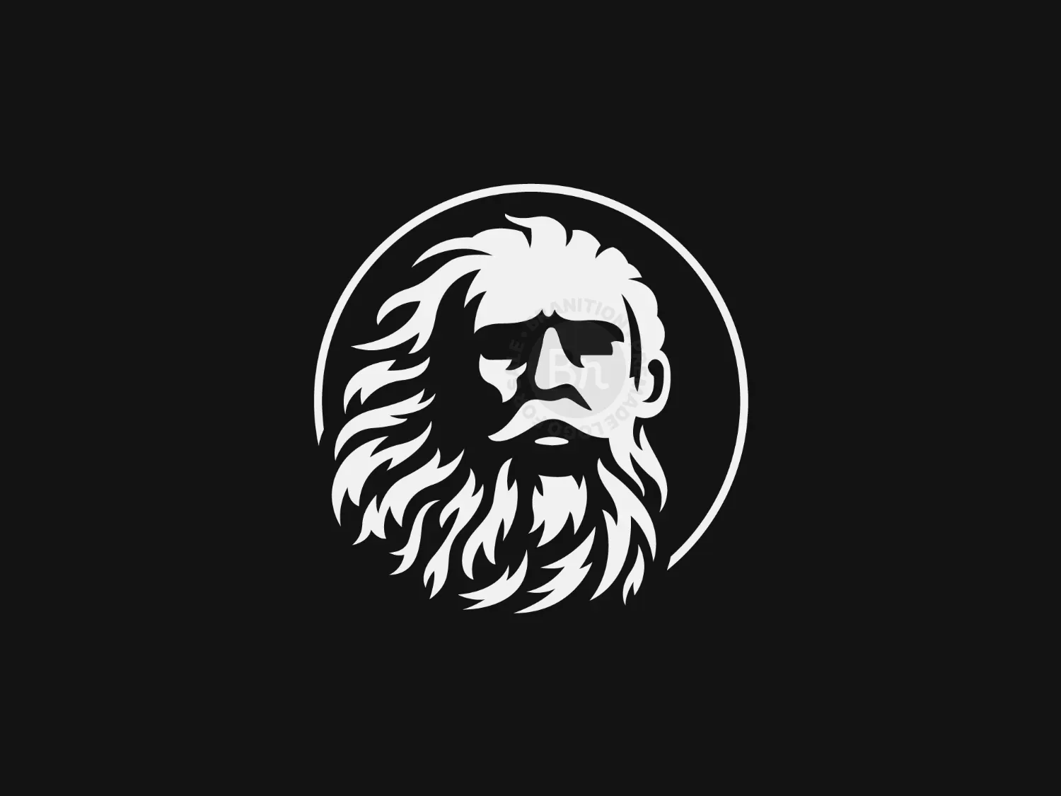 Bearded Man Logo