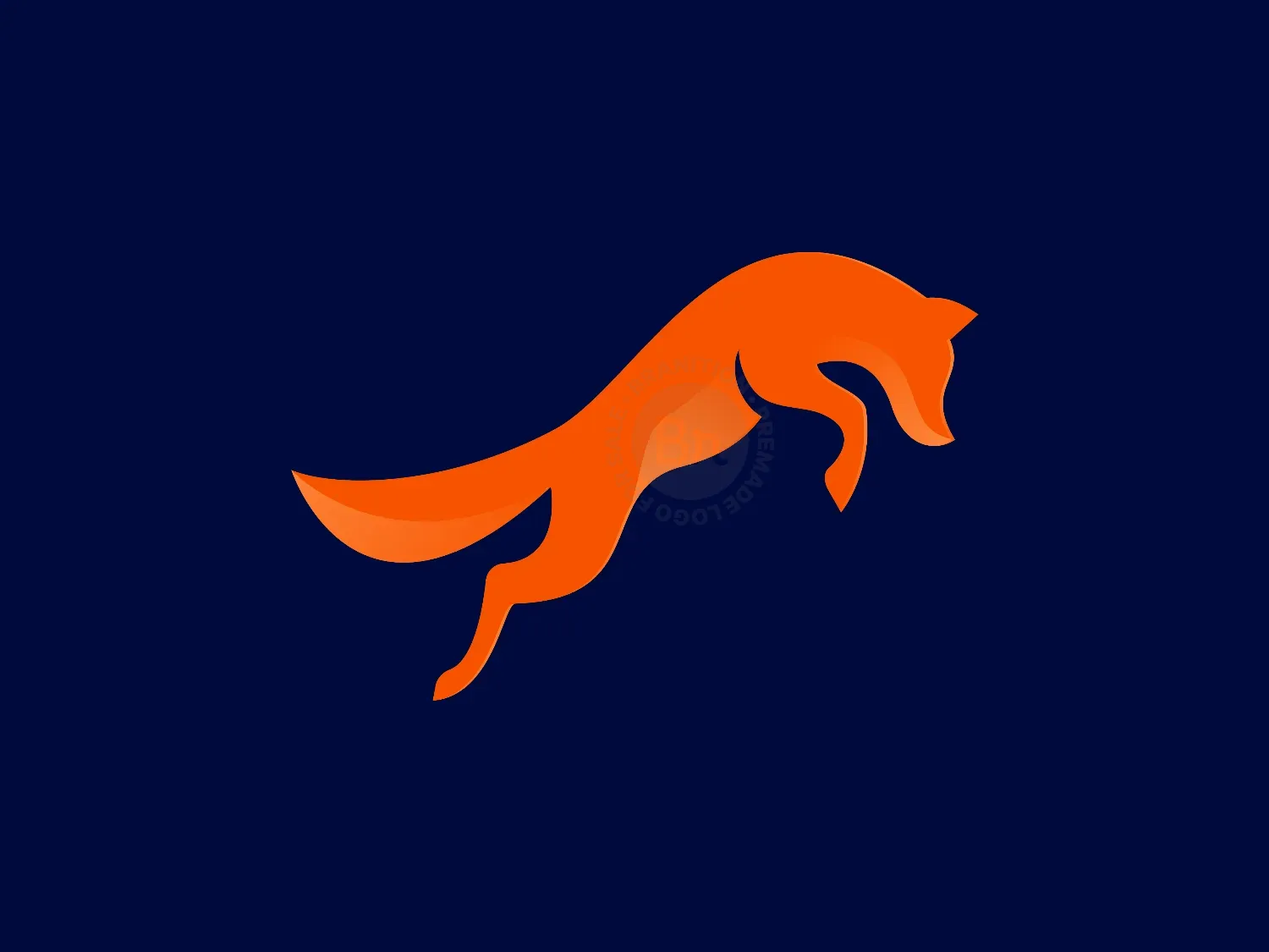 Iconic Jumping Fox