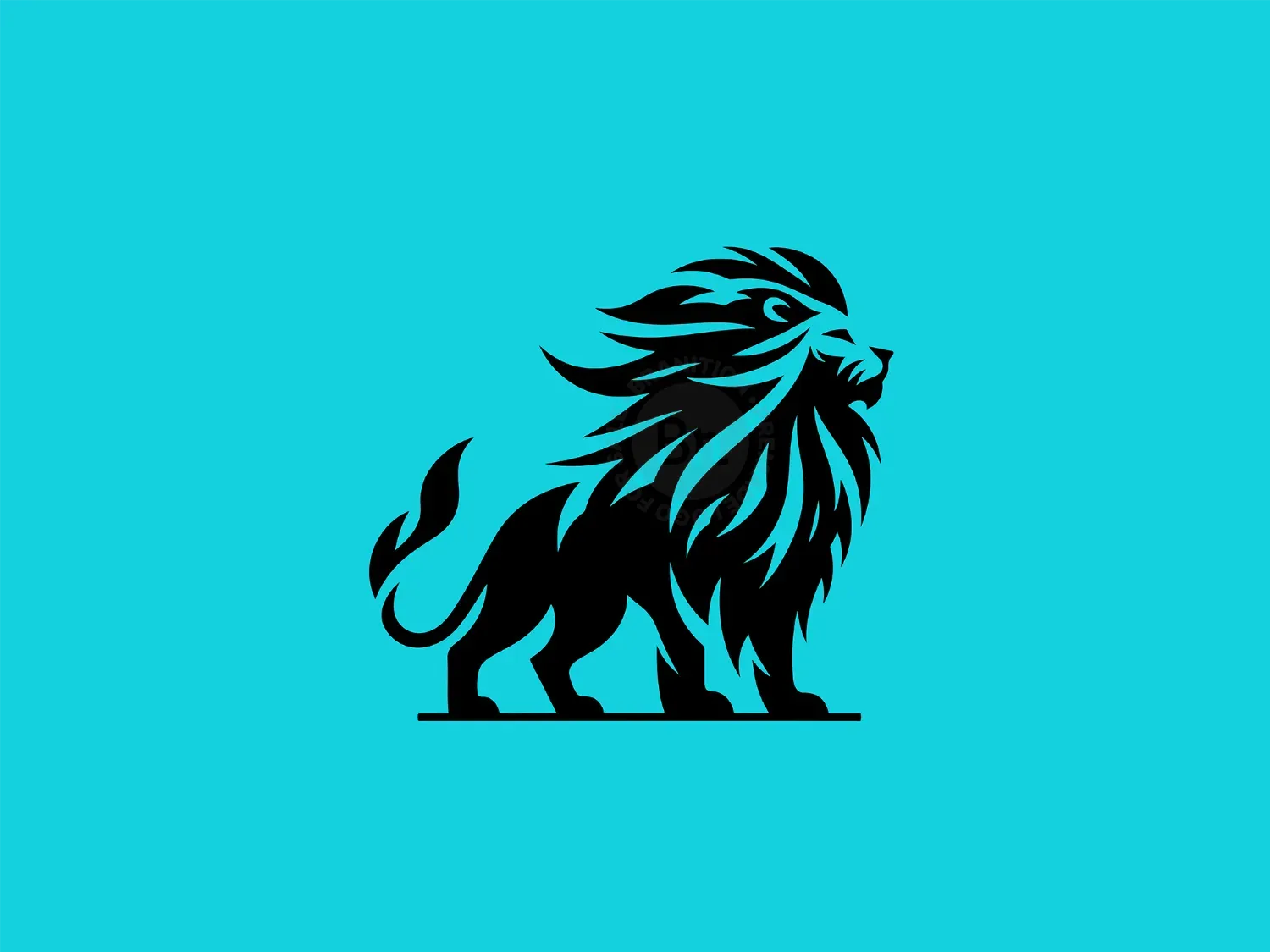 Modern Lion Business Logo