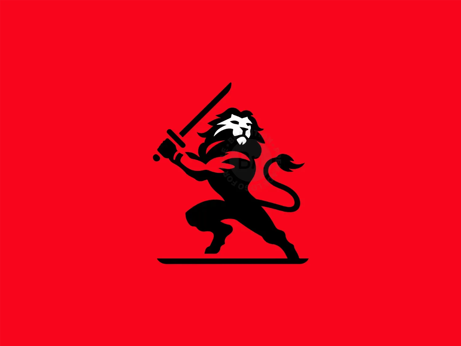 warrior lion logo 12