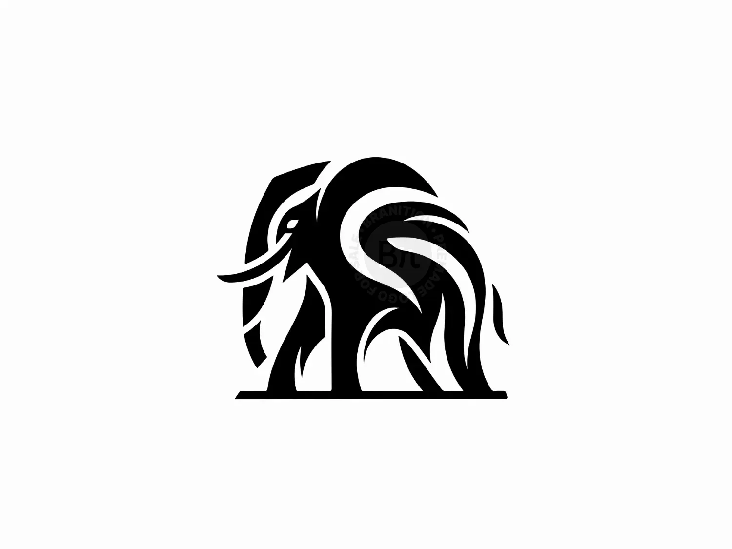Abstract Elephant Logo