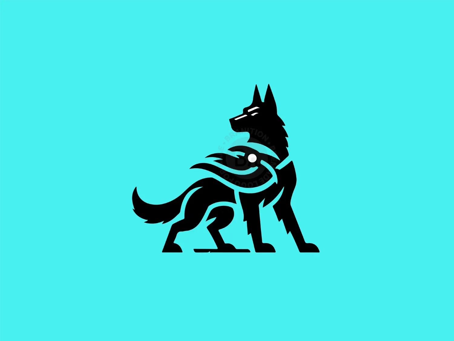 Superhero Dog Logo