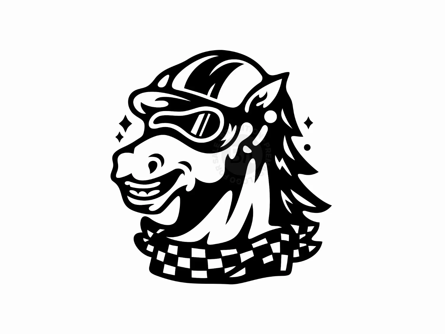 VR Racing Horse Logo