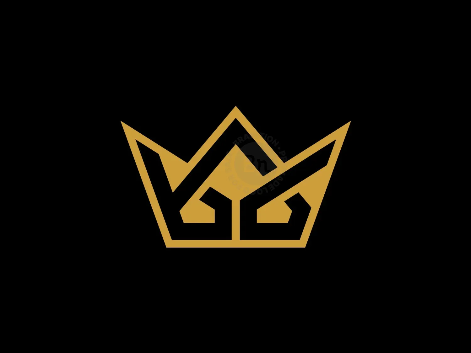 Yg Or Gy Crown Logo And Icon Design