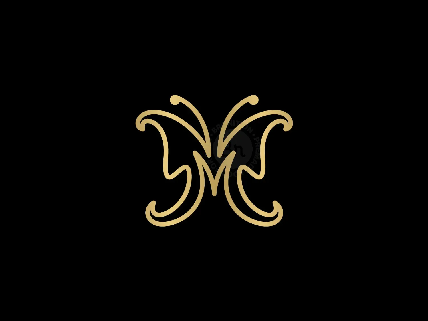 M Butterfly Logo