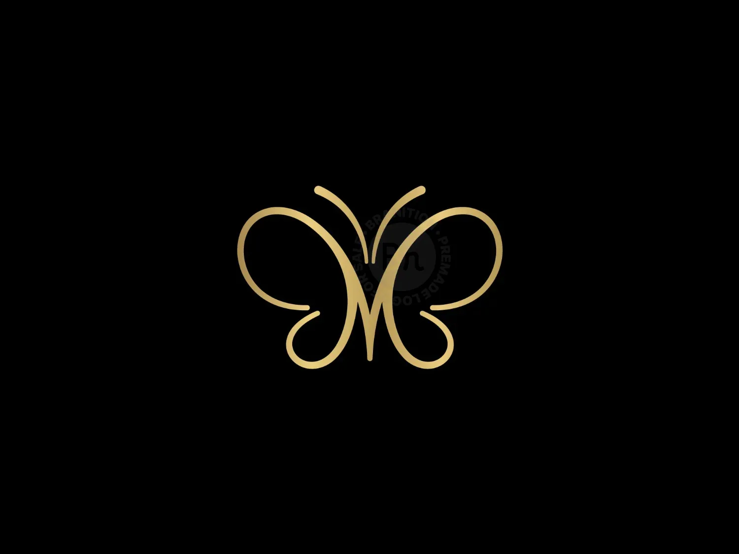 M Butterfly Logo