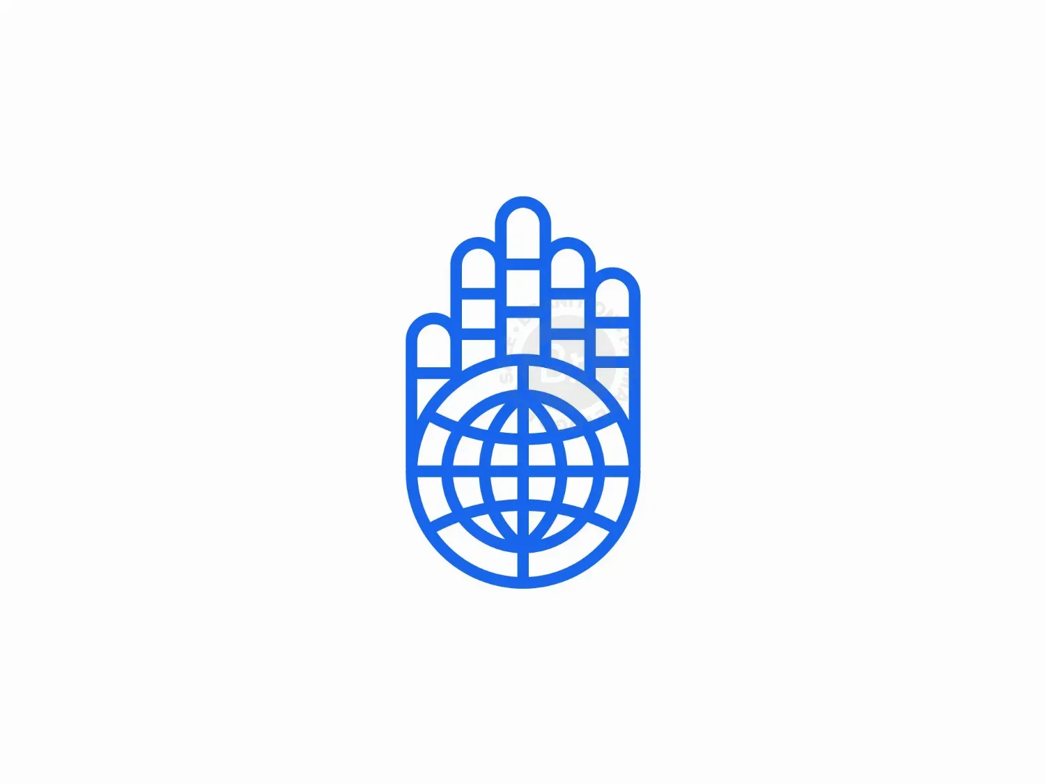 Globe In Hand Logo