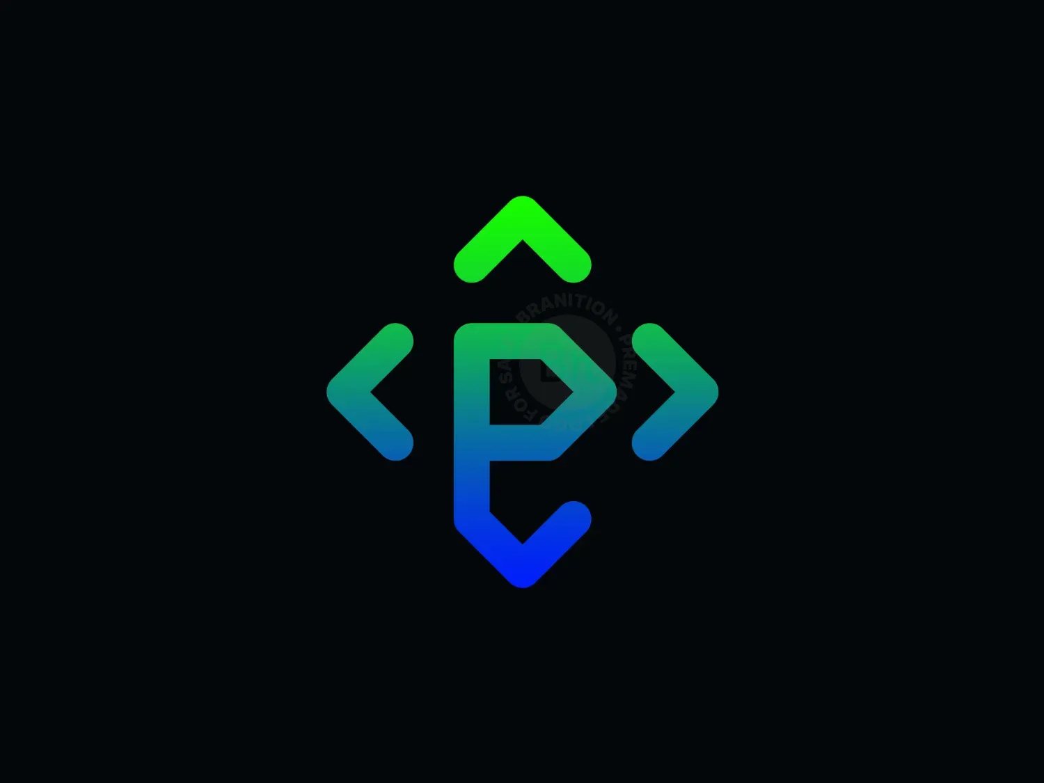 p minimal logo logo 9