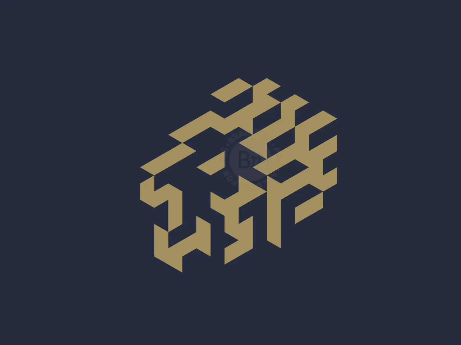 Geometric Lion Logo