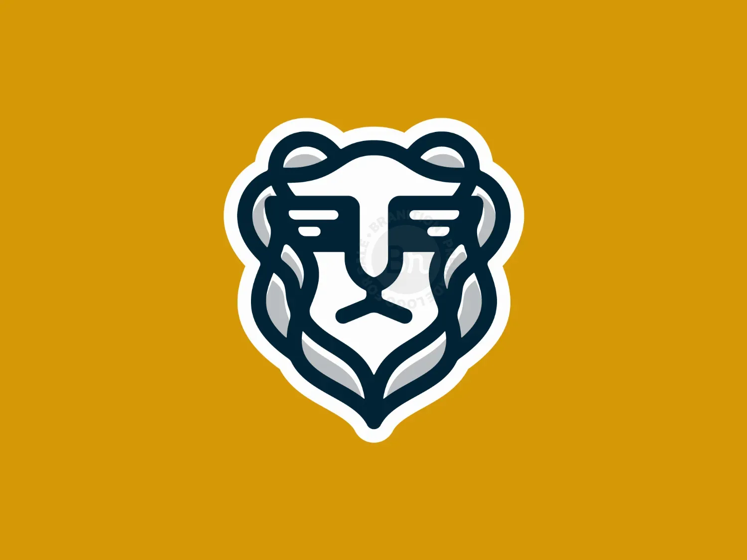 Hippie Lion Logo