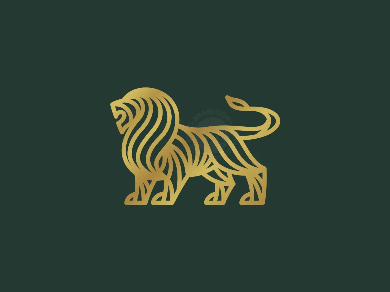 gold lion logo 23