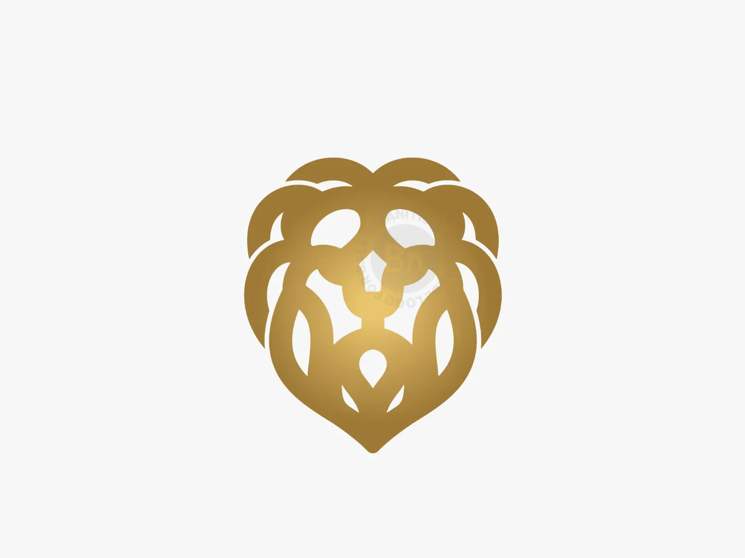 gold lion logo 32