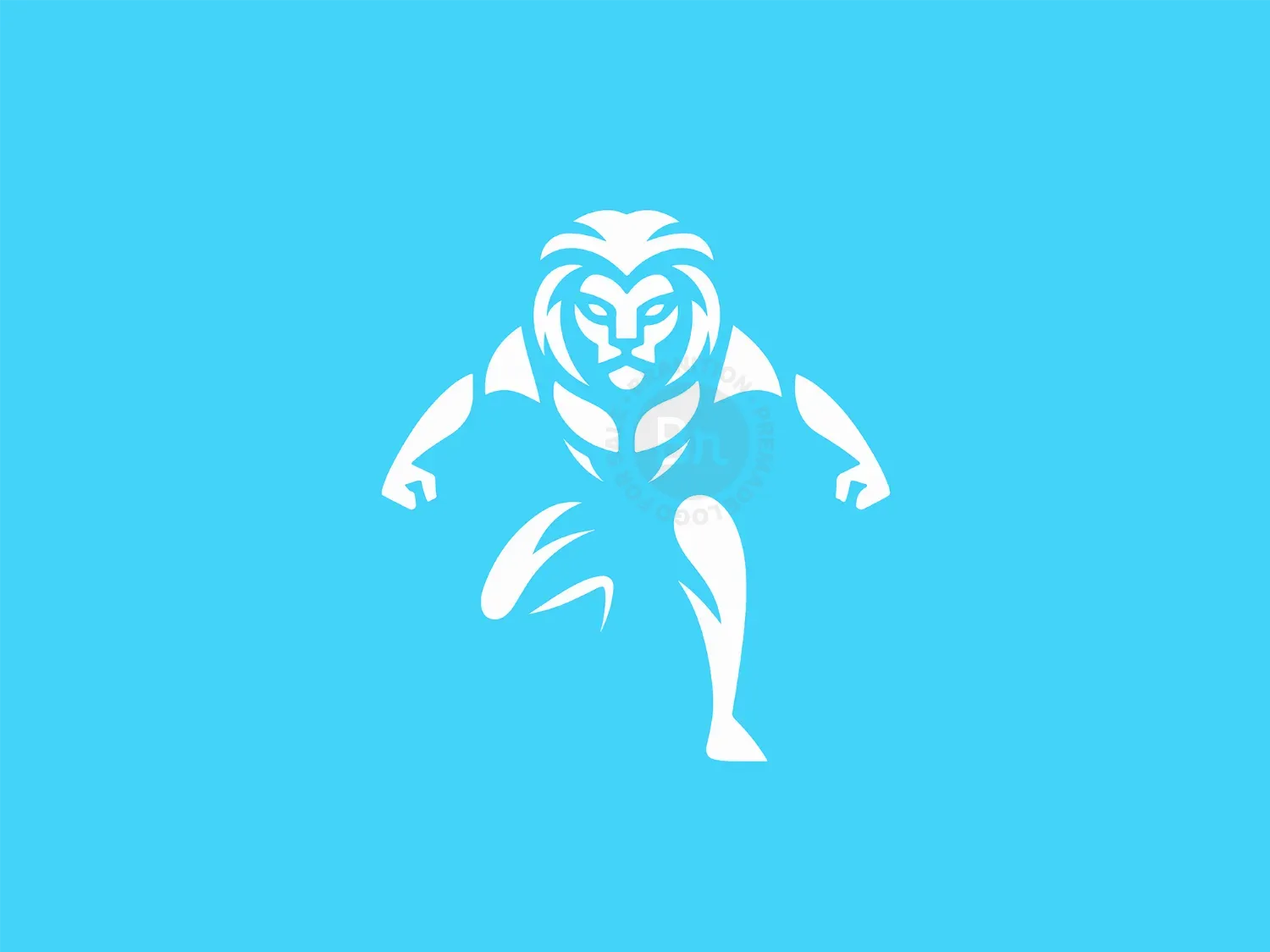 Modern Lion Logo