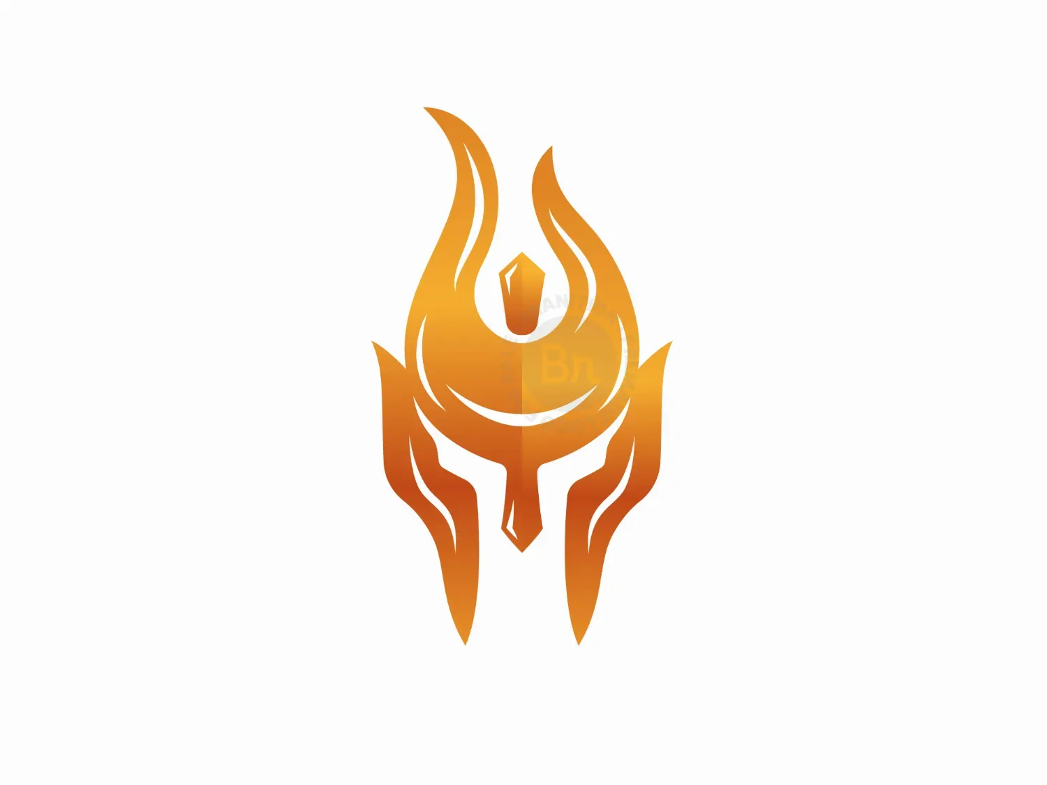 Flame Spartan Logo