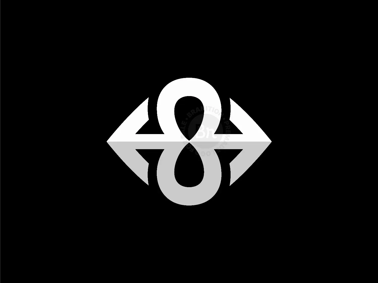 8 Or H8H Left And Right Arrow Monogram