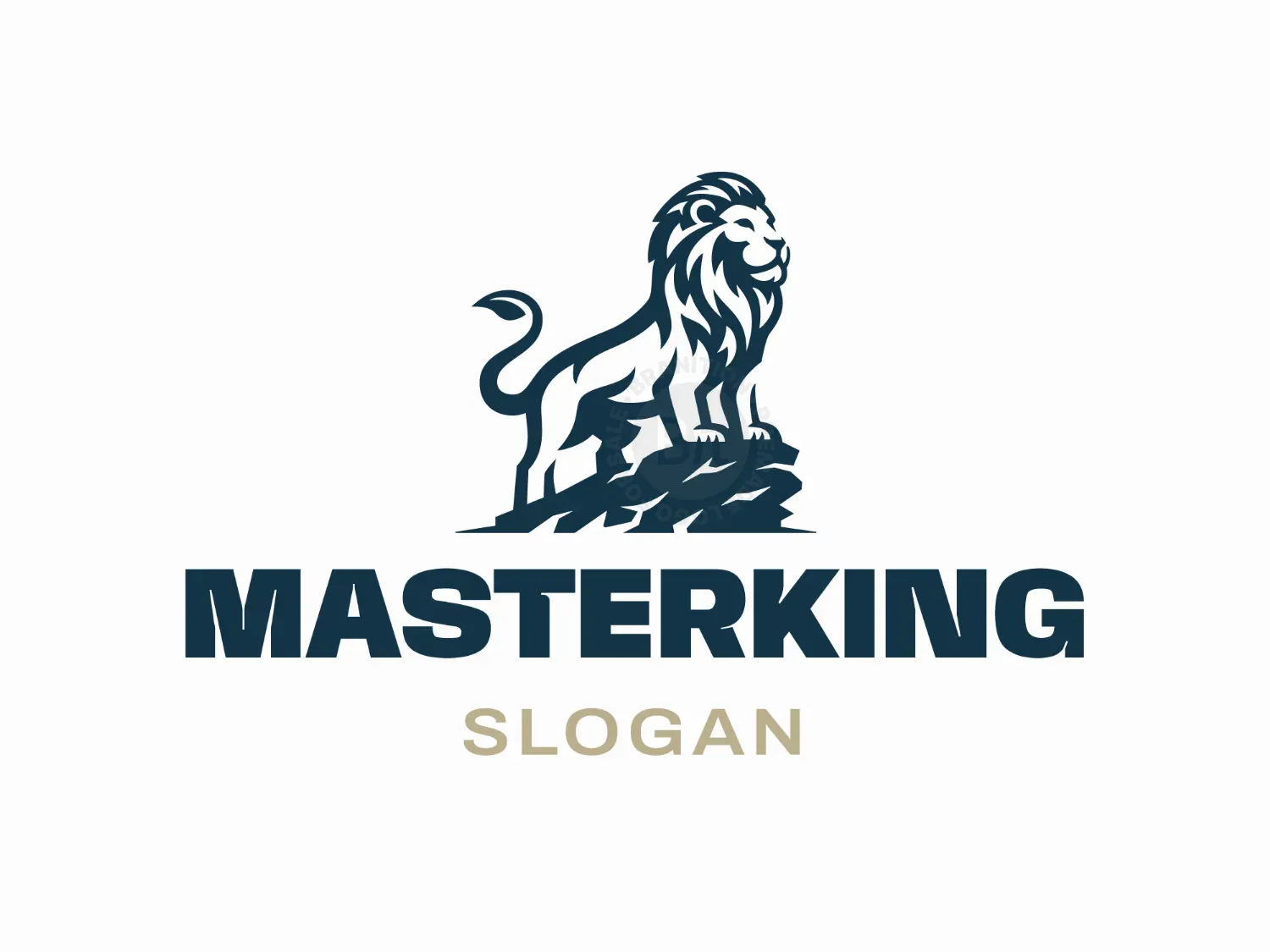 Modern Lion King Logo
