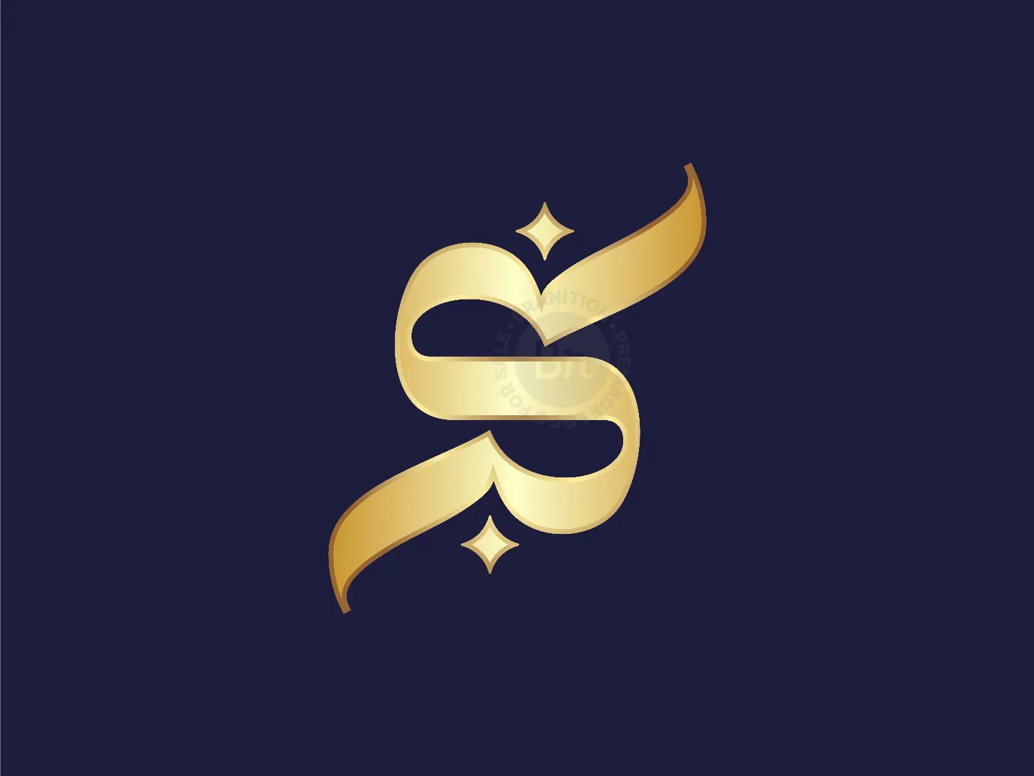 S Or RR Two Star Monogram